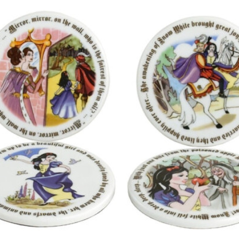 DISNEY Ceramic Coaster SNOW WHITE